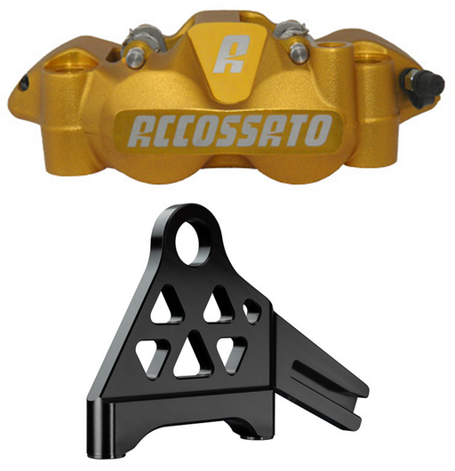 Accossato Rad. Caliper Gold Ano RR Kit ST18-Up