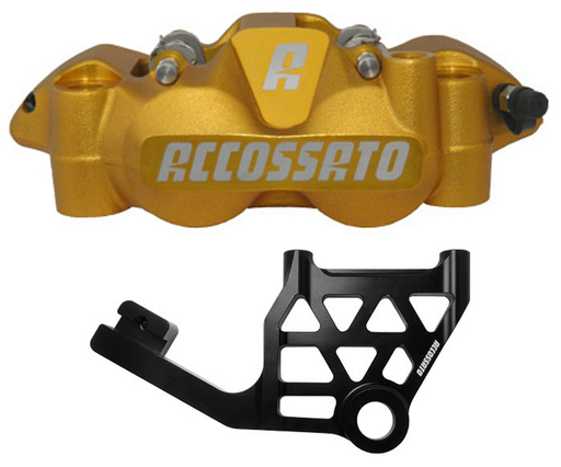 Accossato Rad. Caliper Gold Ano RR Kit FLH/T17-Up