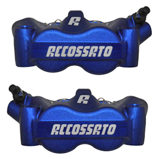 Accossato Radial Calipers 100mm Blue Ano Set