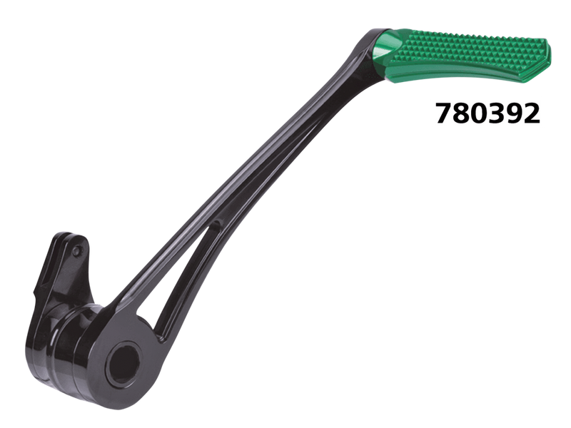 Vity's Design Dmnd Brake Arm Blk+Green Peg Flh/T14-Up