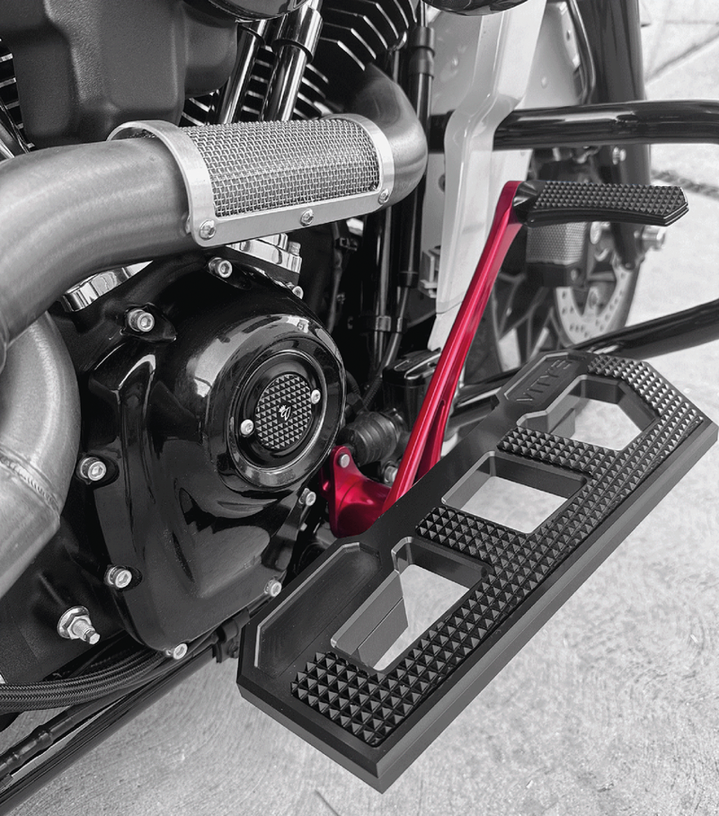Vity's Design Dmnd Brake Arm Blk+Red Peg Flh/T97-07