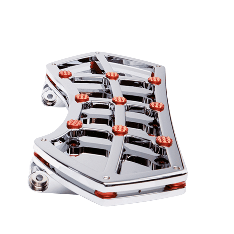 Vity's Design Diamond Fr Flrbrd Chr W/ Gems Red