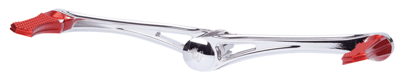 Vity's Design Diamond Heel/Toe Shift Kit Chr W/ Red Pe