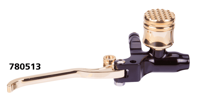 Vity's Design Brake M/C Blk Tank Brass Lever Brass 9/1