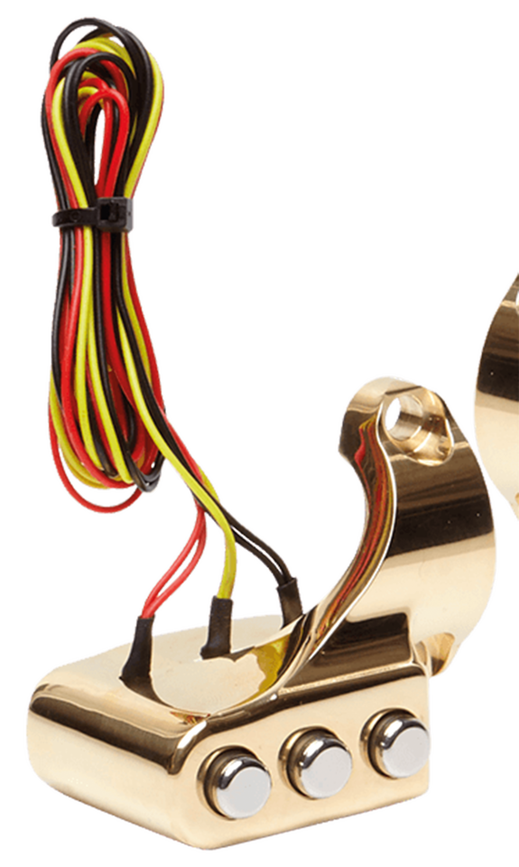 Vity's Design Switch Housings Brass Left