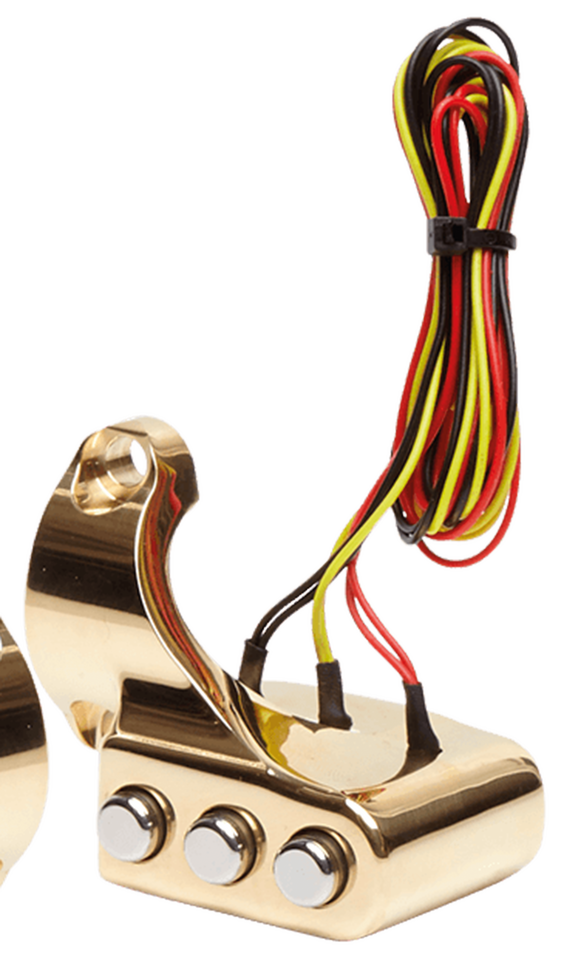 Vity's Design Switch Housings Brass Right