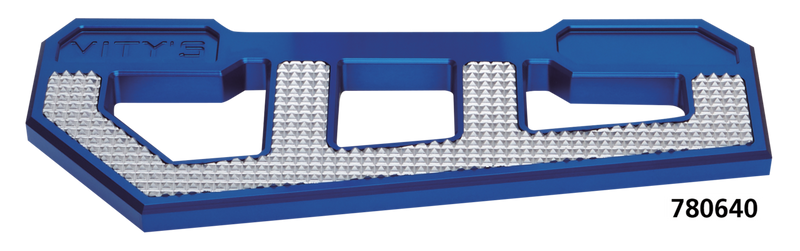Vity's Design Racing Floorboards Blue W/ Diamond Ice