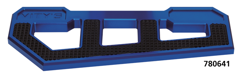 Vity's Design Racing Floorboards Blue W/ Diamond Black