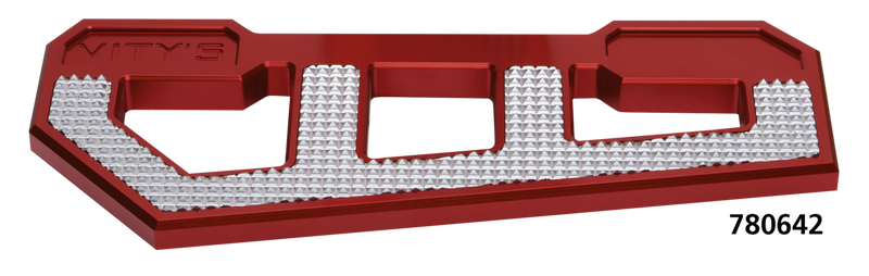 Vity's Design Racing Floorboards Red W/ Diamond Ice