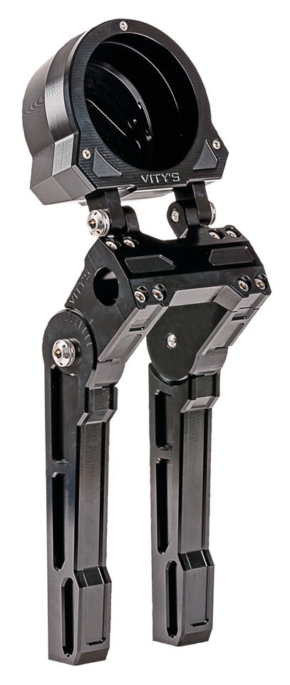 Vity's Design 10" Adj. Risers/Gauge Black FXLRS22-Up