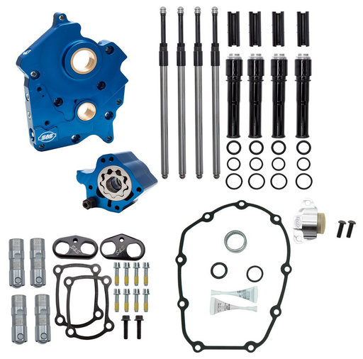 S&S Cycle No cam Cam chest kit chain ME17-up Bk oi