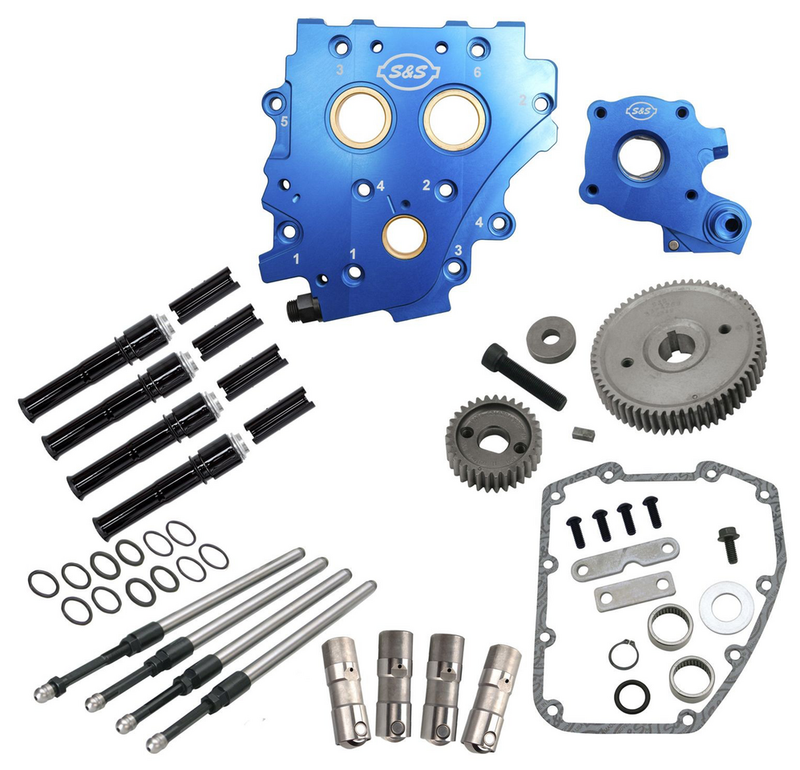 S&S Cycle No cam Cam chest kit gear TC07-16 Black