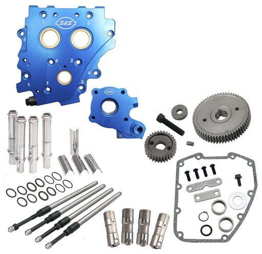 S&S Cycle No cam Cam chest kit gear TC07-16 Chrome