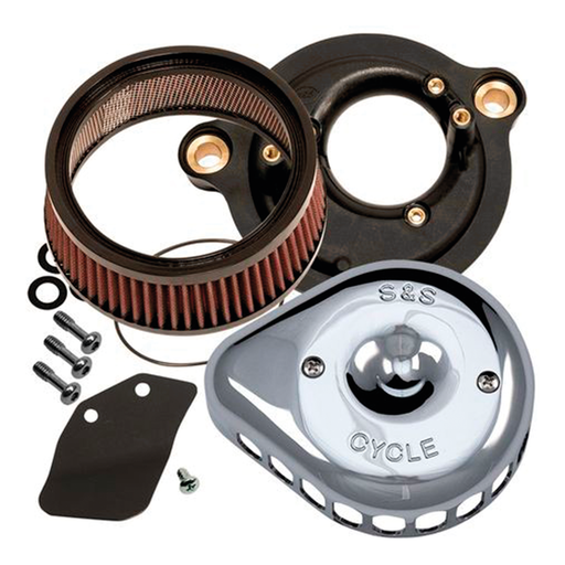S&S Cycle Chr A/C Kit Stlt TbW Mini Teardr ME17-up