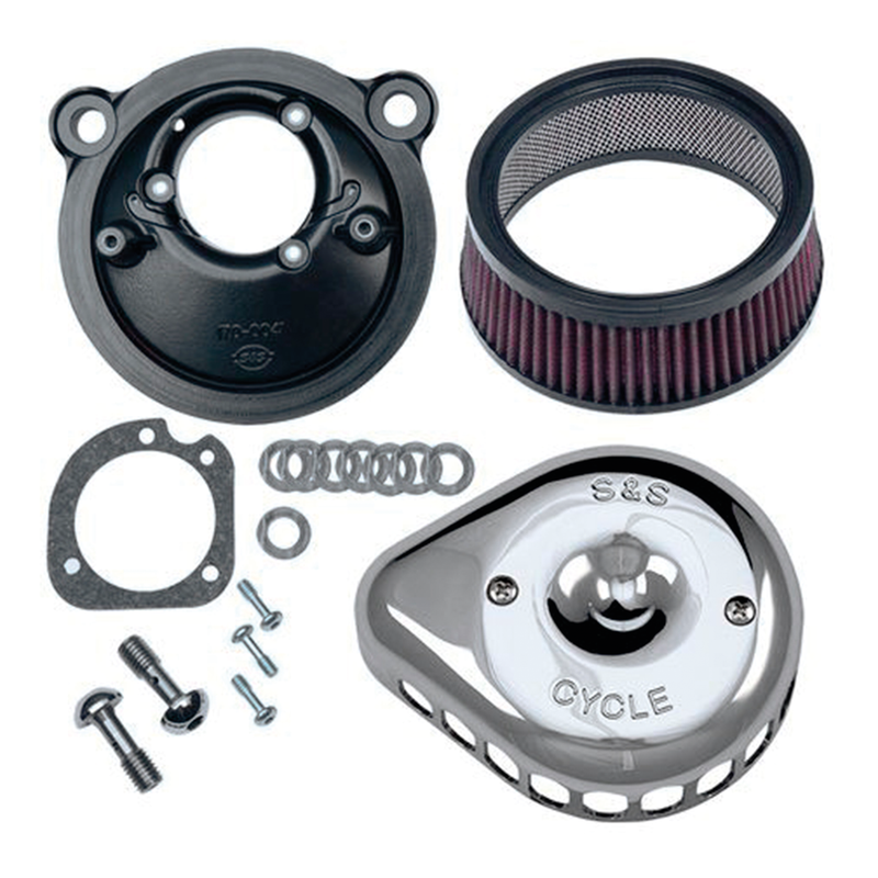 S&S Cycle Chr A/C Kit Stlth  Mini Teardrop XL07-22