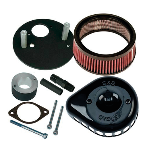 S&S Cycle Blk A/C Kit Stealth Mini Teardrop XG750/