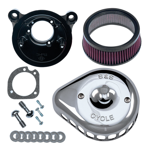S&S Cycle Chr A/C Kit Stlth CV Mini Teardr XL91-06