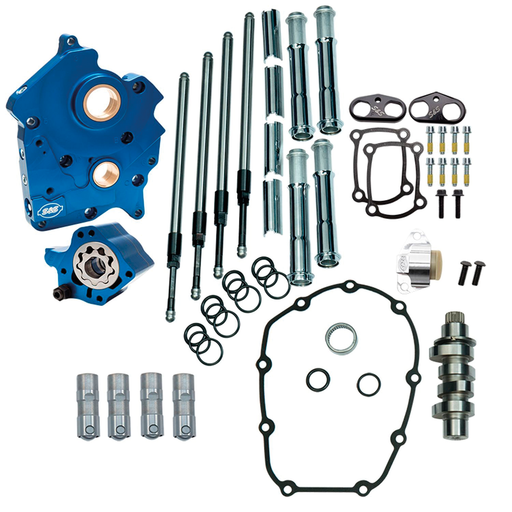 S&S Cycle 465C Cam Chest Kit w/Chr Tubes ME17-up W
