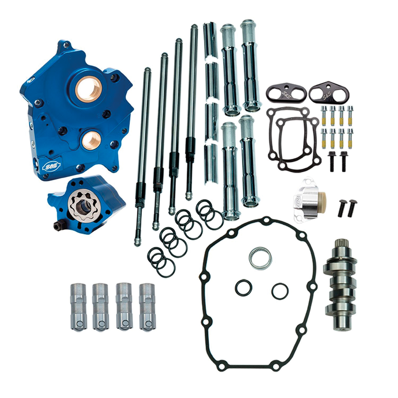 S&S Cycle 475C Cam Chest Kit w/Chr Tubes ME17-up W