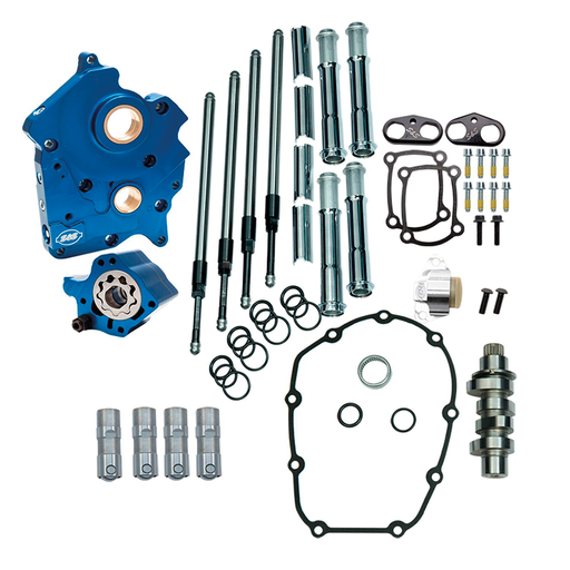 S&S Cycle 465C Cam Chest Kit w/Chr Tubes ME17-up O