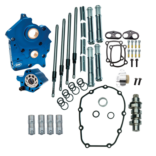 S&S Cycle 475C Cam Chest Kit w/Chr Tubes ME17-up O