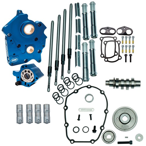 S&S Cycle 475G Cam Chest Kit w/Chr Tubes ME17-up O