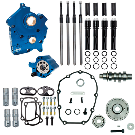 S&S Cycle 465G Cam Chest Kit w/Blk Tubes ME17-up W