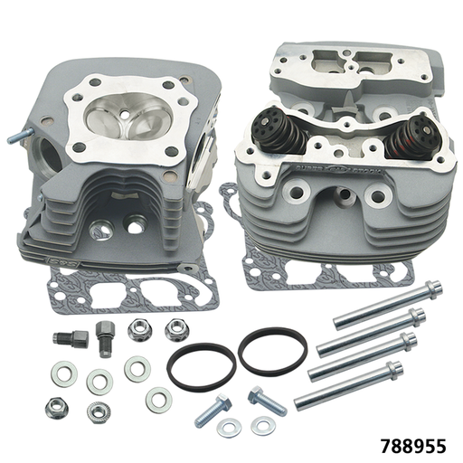 S&S Cycle SS 89cc cyl head kit TC06-17 slvr .650"