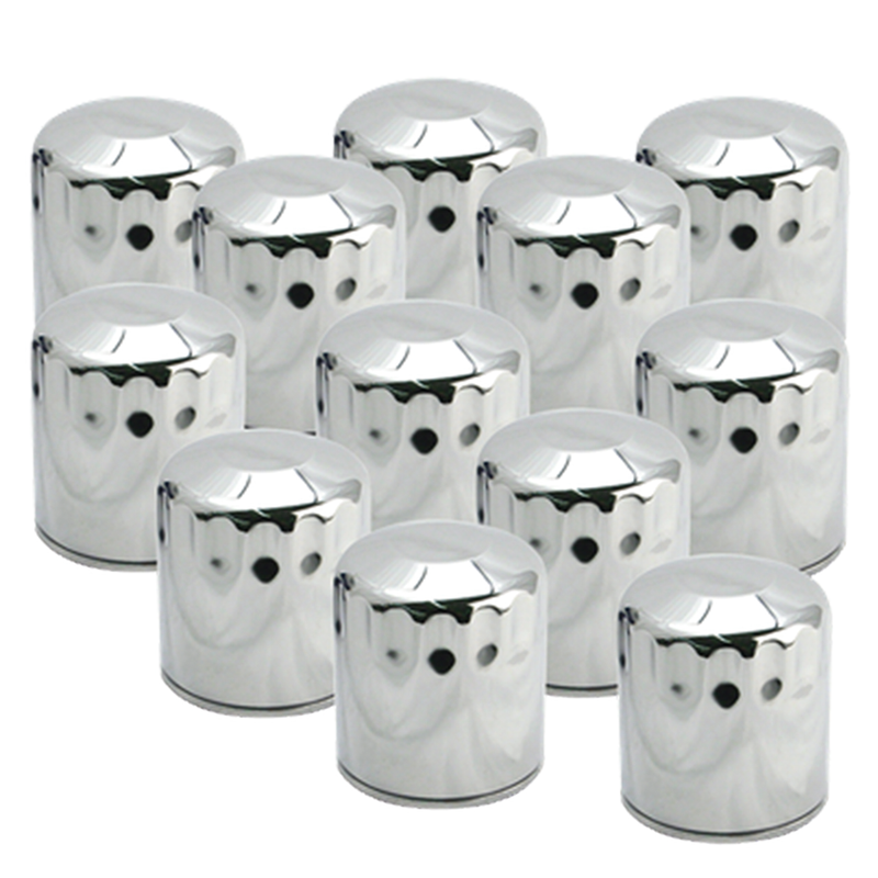 S&S Cycle 12pck S&S oil filter, chrome, T-Series — Pack of 12