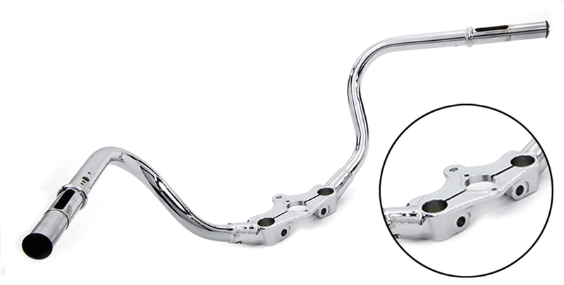 V-Twin Speedster Inline Handlebar Chrome 36-45