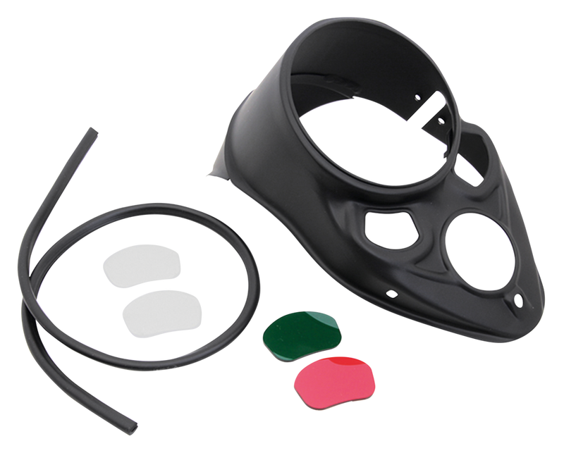 V-Twin Black Dash Panel Kit EL/WL/UL38