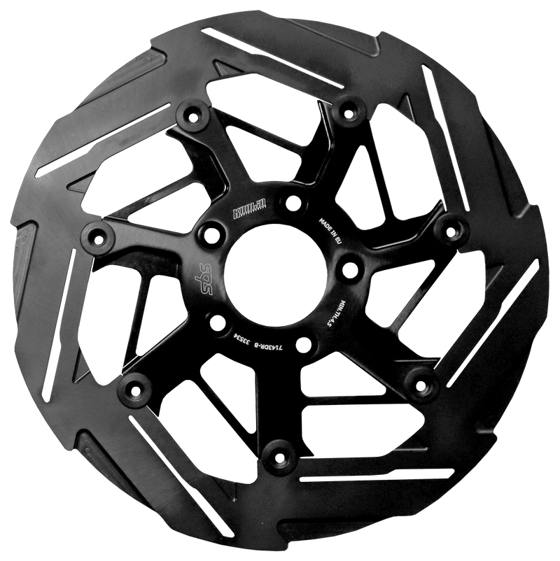 SBS Kodlin 7-Spoke 11.8" Disc Black Front RH
