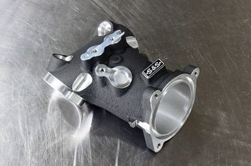 S&S Cycle S&S 55mm CNC Ported Blk Manifold ME17-UP