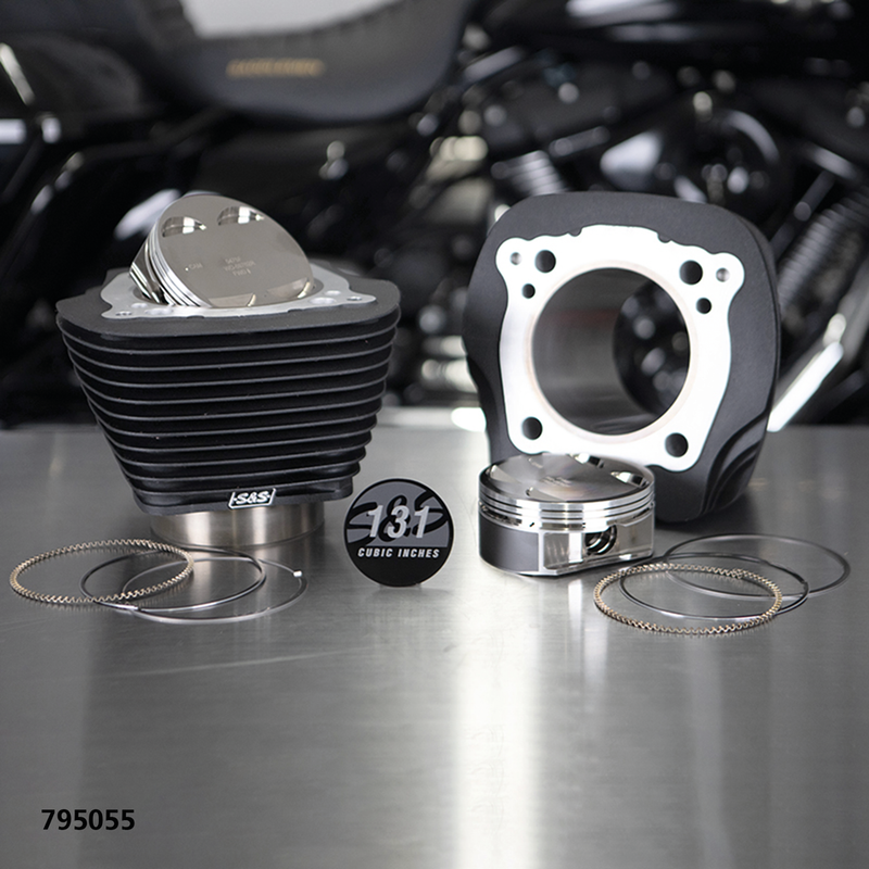 S&S Cycle S&S 131CI big bore kit ME17-up all black