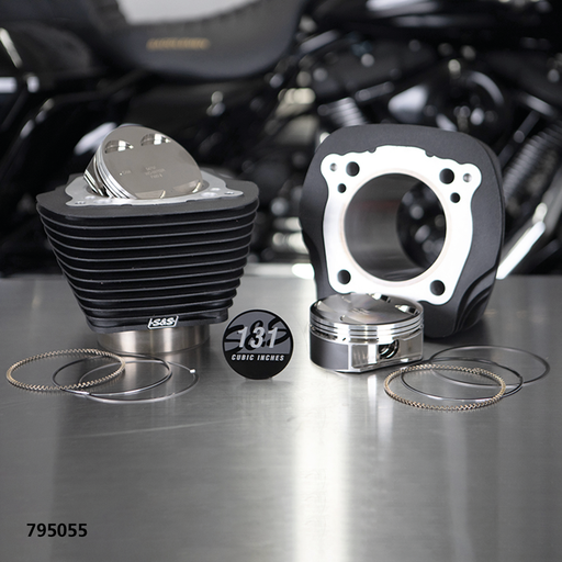 S&S Cycle S&S 131CI big bore kit ME17-up all black