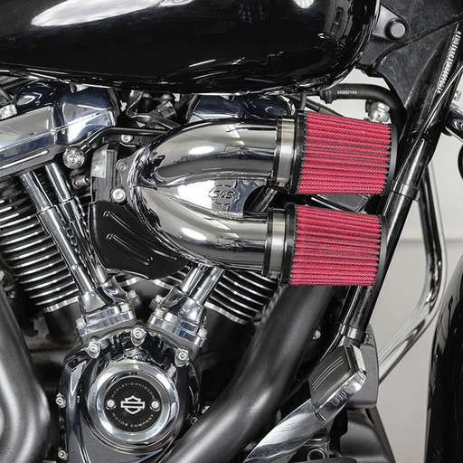 S&S Cycle Tuned induction kit Chrome ME17-UP