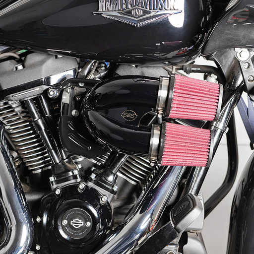 S&S Cycle Tuned induction kit Gloss Black ME17-UP