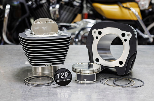 S&S Cycle 129CI Big Bore kit 4.375" str blk highl