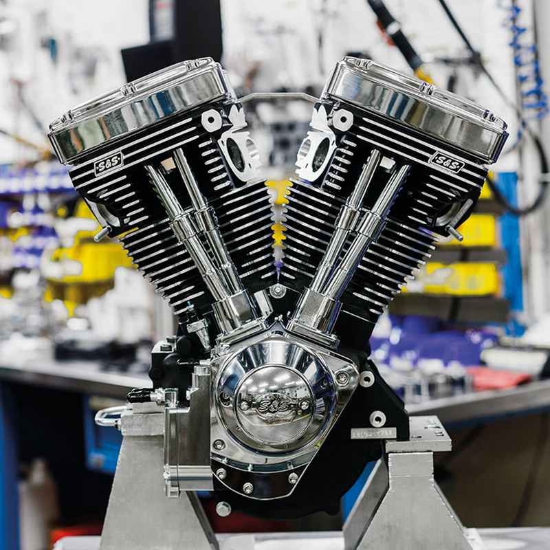 S&S Cycle SSW+ V124 engine black. no carb no ign