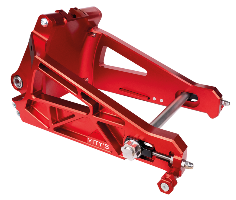 Vity's Design Vity's Billet Swingarm Red ST18-Up