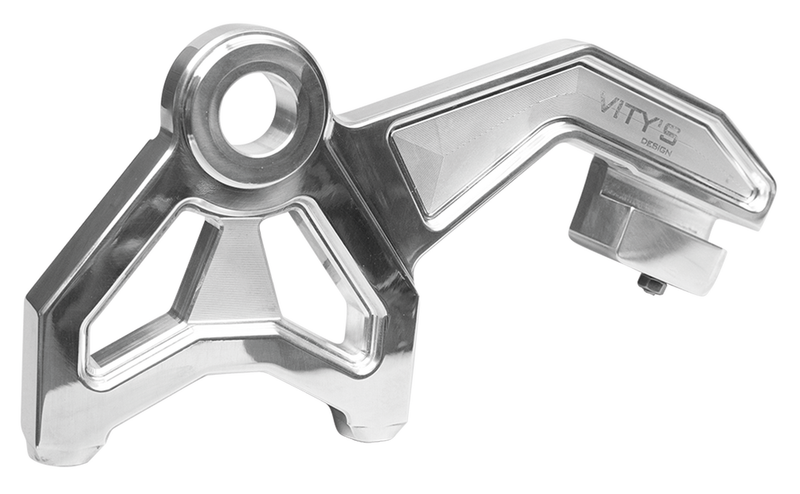 Vity's Design Radial Caliper Bracket Raw FLH/T14-Up