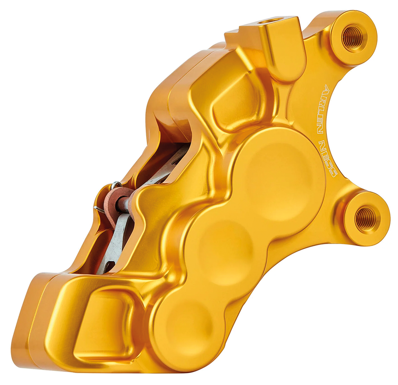 Arlen Ness Ness 6-piston 11.8" caliper gold right