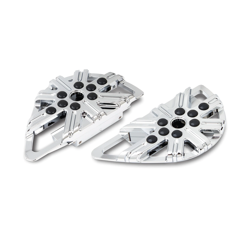 Arlen Ness 10-Gauge Pass Floorboards Chrome