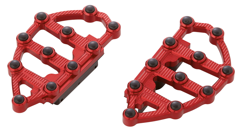 Arlen Ness Ness MX Passenger Floorboards - Red