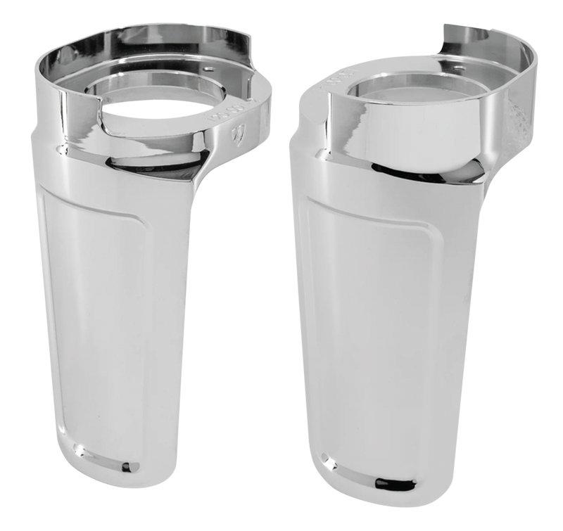 Arlen Ness Method Fork Guards Chrome FLH/T14-Up