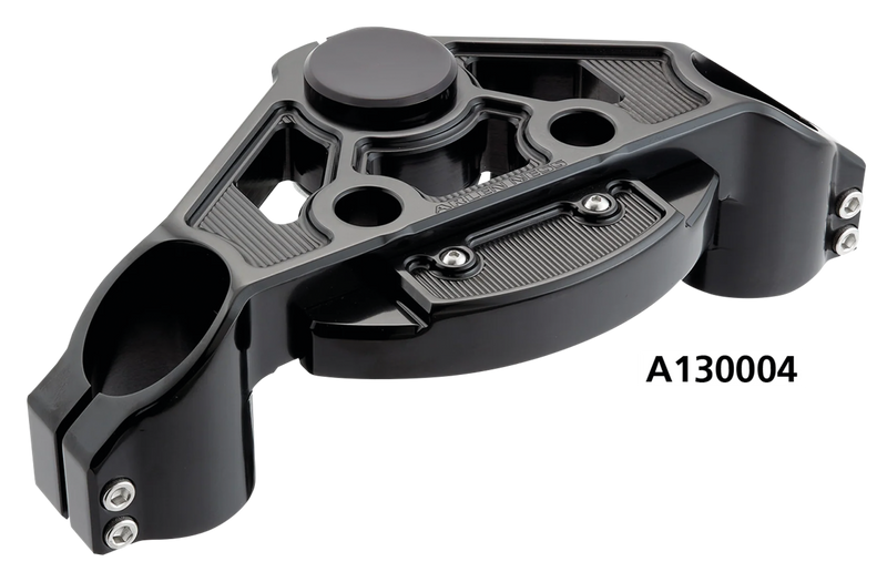 Arlen Ness Method -2" Top Fork Bracket Blk FLT15-Up