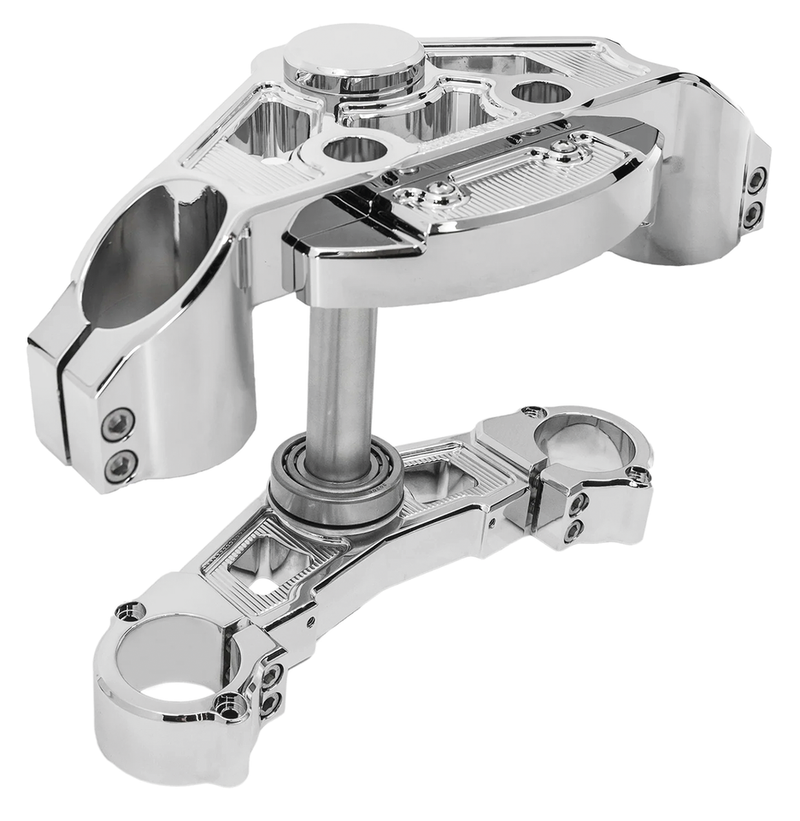 Arlen Ness Method 2" Drop Top Trees Chrome FLT15-Up