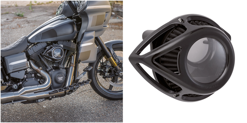 Arlen Ness Clear Tear Air Cleaner, Black ME17-UP