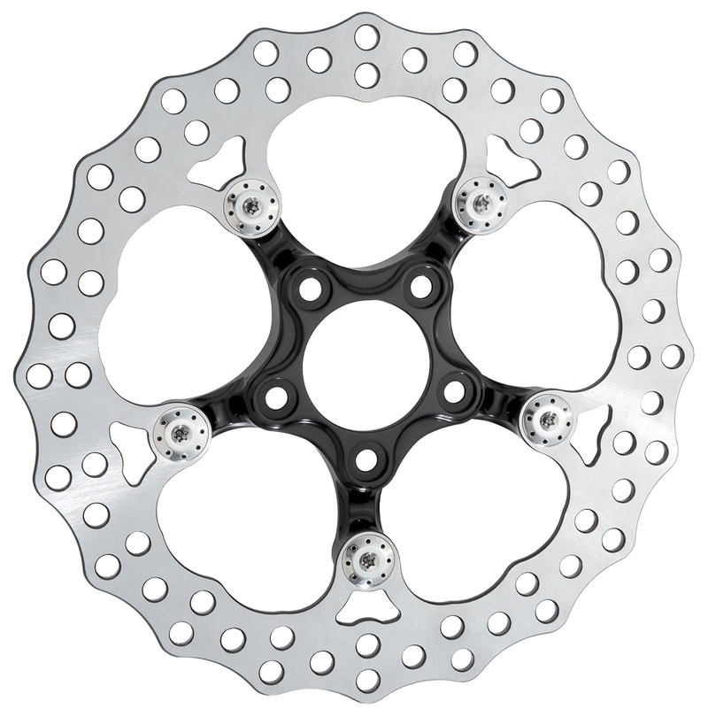 Arlen Ness Ness Spider 11.8" rear blk FLH/T08-up
