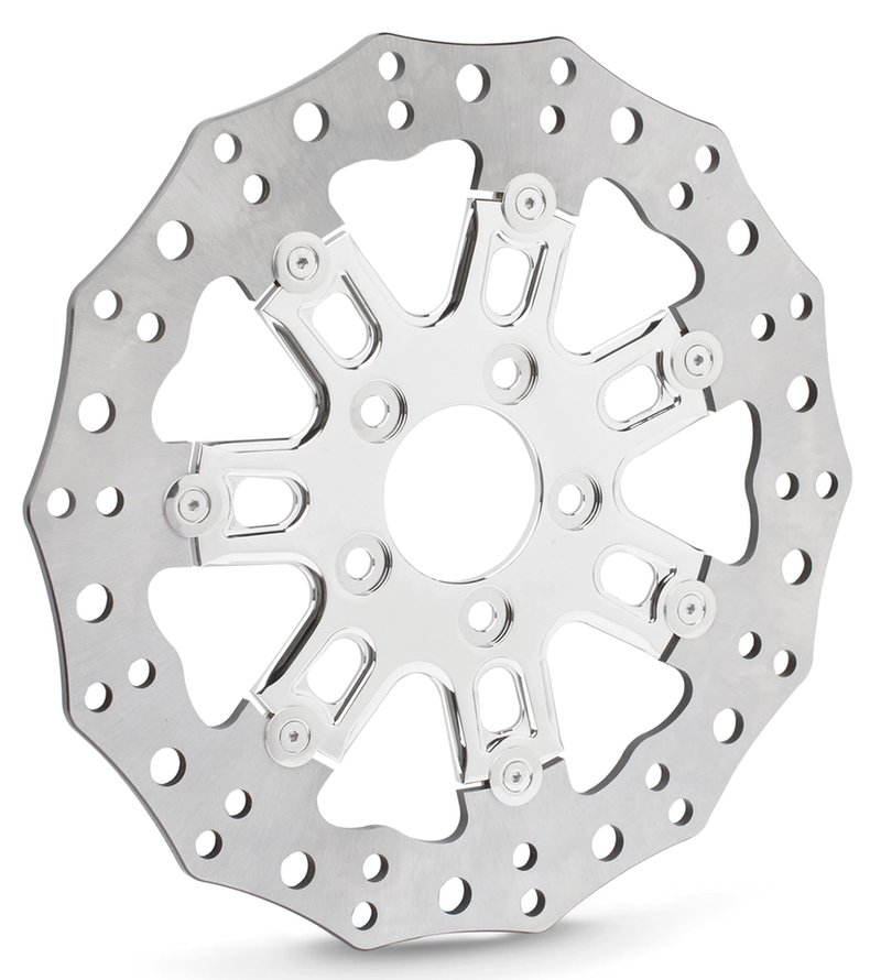 Arlen Ness 11,8" 7-Valve Brake Rotor, Chrome